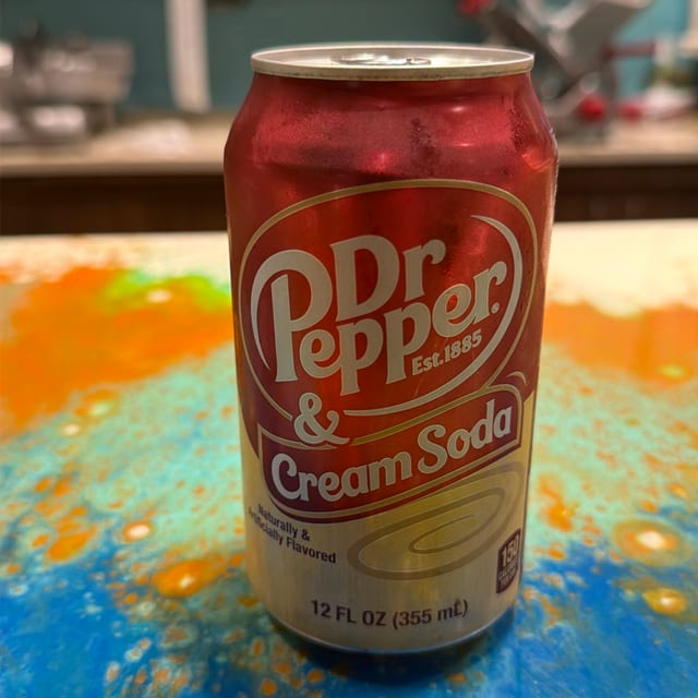 Dr. Pepper Cream Soda.