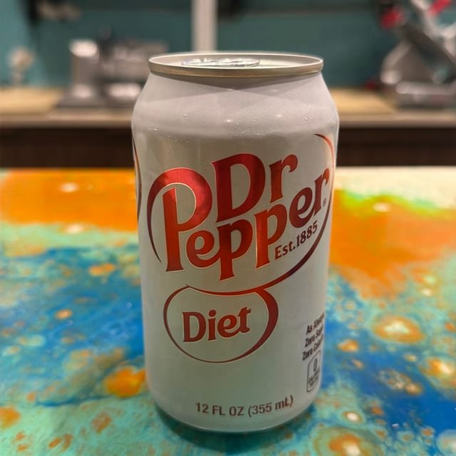 Diet Dr Pepper.